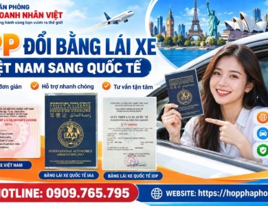 App đổi bằng lái xe Việt Nam sang quốc tế