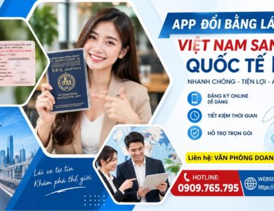 App đổi bằng lái xe Việt Nam sang quốc tế IAA