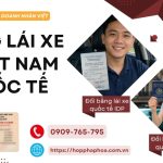 Bằng lái xe B Việt Nam quốc tế