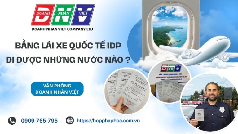 Bằng lái xe quốc tế IDP đi được những nước nào