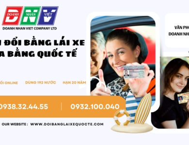 Cách đổi bằng lái xe qua bằng quốc tế