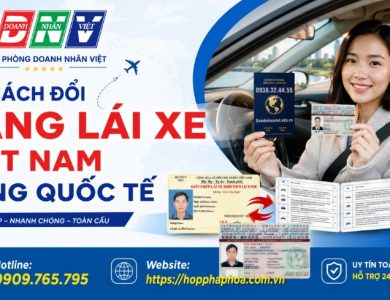 Cách đổi bằng lái xe Việt Nam sang quốc tế