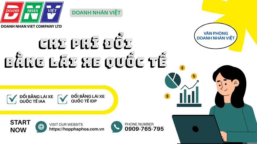 Chi phí đổi bằng lái xe quốc tế