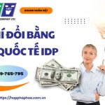 Chi phí đổi bằng lái xe quốc tế IDP