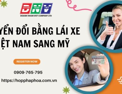 Chuyển đổi bằng lái xe Việt Nam sang Mỹ