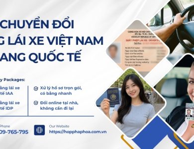 Chuyển đổi bằng lái xe Việt Nam sang quốc tế