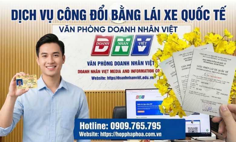 Dịch vụ công đổi bằng lái xe quốc tế