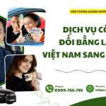 Dịch vụ công đổi bằng lái xe Việt Nam sang quốc tế