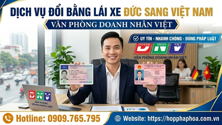 Dịch vụ đổi bằng lái xe Đức Sang Việt Nam