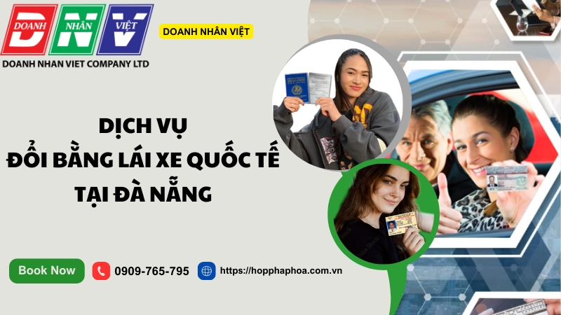 Dịch vụ đổi bằng lái xe quốc tế tại Đà Nẵng