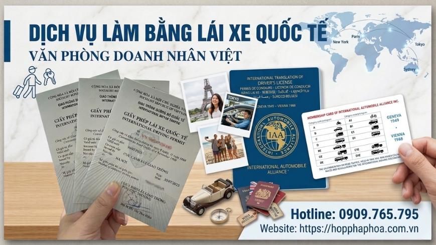 Dịch vụ làm bằng lái xe quốc tế