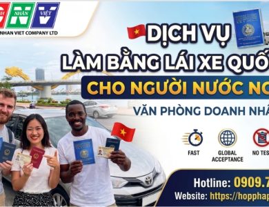 Dịch vụ làm bằng lái xe quốc tế cho người nước ngoài