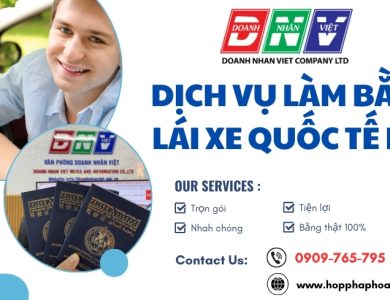 Dịch vụ làm bằng lái xe quốc tế IAA