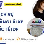 Dịch vụ làm bằng lái xe quốc tế IDP