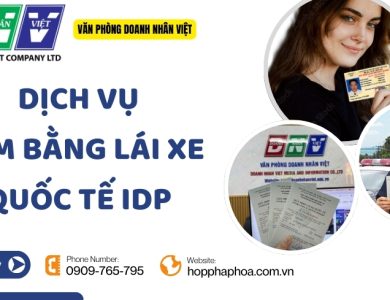 Dịch vụ làm bằng lái xe quốc tế IDP