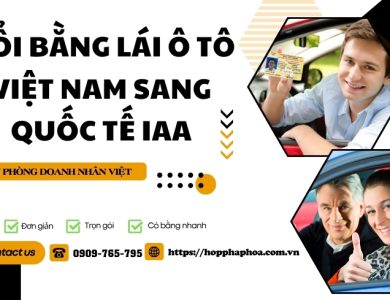 Đổi bằng lái ô tô Việt Nam sang quốc tế IAA