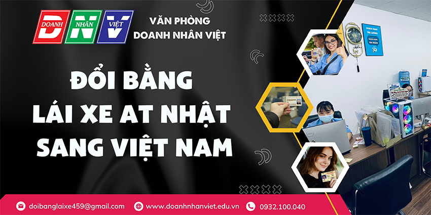 Đổi bằng lái xe AT Nhật sang Việt Nam