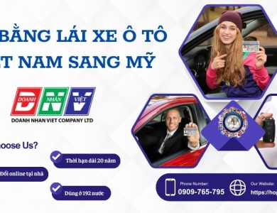 Đổi bằng lái xe ô tô Việt Nam sang Mỹ