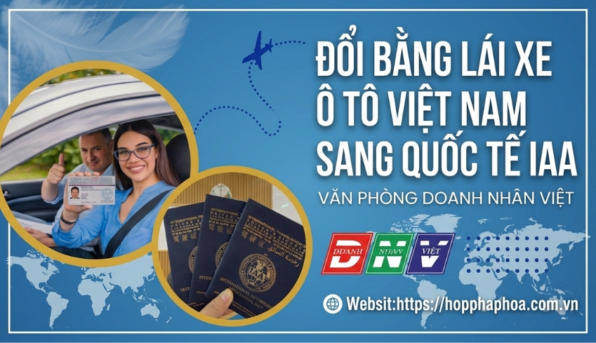 Đổi bằng lái xe ô tô Việt Nam sang quốc tế IAA