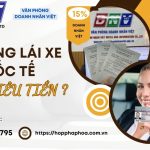 Đổi bằng lái xe quốc tế bao nhiêu tiền ?