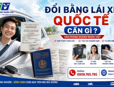 Đổi bằng lái xe quốc tế cần gì ?