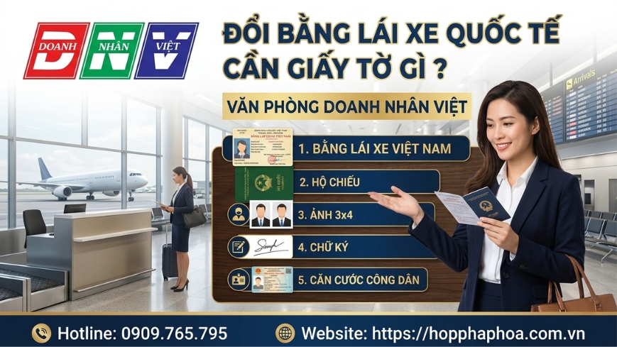 Đổi bằng lái xe quốc tế cần giấy tờ gì ?