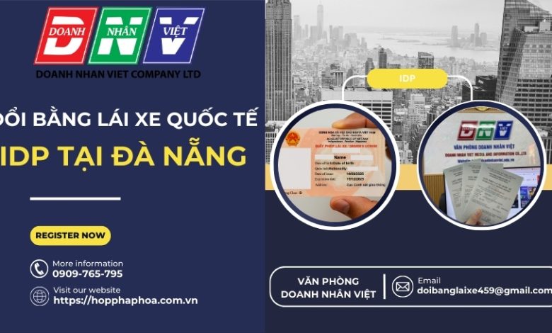 Đổi bằng lái xe quốc tế IDP tại Đà Nẵng