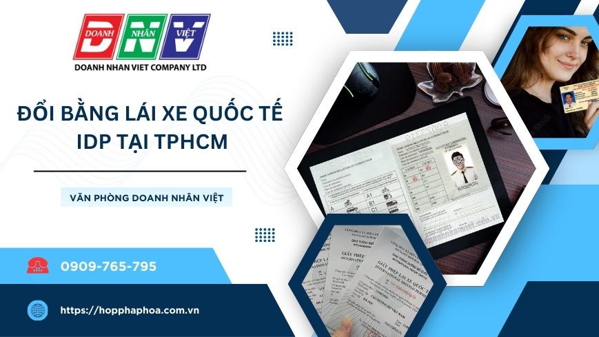 Đổi bằng lái xe quốc tế IDP tại TPHCM