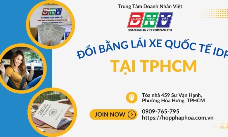 Đổi bằng lái xe quốc tế IDP tại TPHCM
