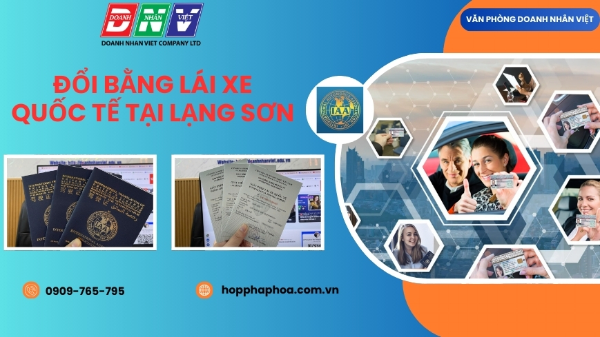 Đổi bằng lái xe quốc tế tại Lạng Sơn