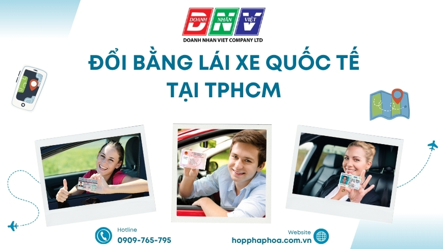Đổi bằng lái xe quốc tế tại TPHCM