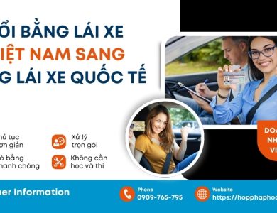Đổi bằng lái xe Việt Nam sang bằng lái xe quốc tế