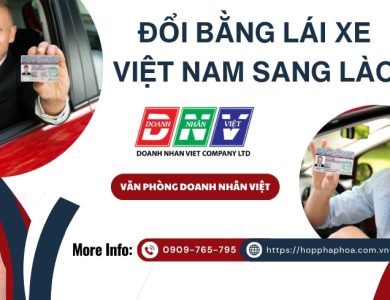 Đổi bằng lái xe Việt Nam sang Lào