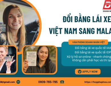 Đổi bằng lái xe Việt Nam sang Malaysia