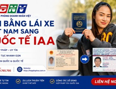 Đổi bằng lái xe Việt Nam sang quốc tế IAA