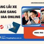 Đổi bằng lái xe Việt Nam sang quốc tế IAA online