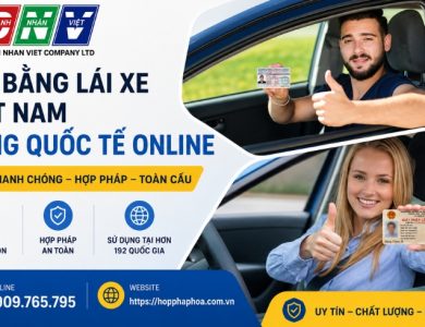 Đổi bằng lái xe Việt Nam sang quốc tế online