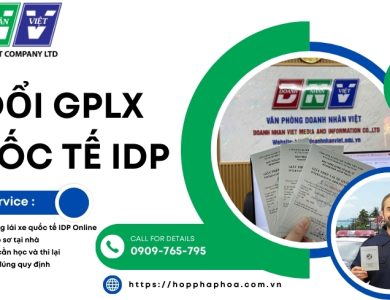 Đổi GPLX quốc tế IDP