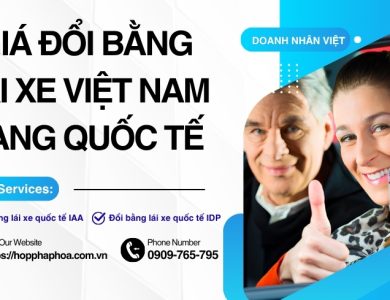 Giá đổi bằng lái xe Việt Nam sang quốc tế