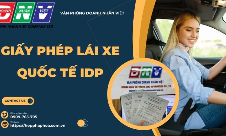 Giấy phép lái xe quốc tế IDP