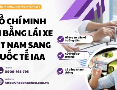 Hồ Chí Minh đổi bằng lái xe Việt Nam sang quốc tế IAA