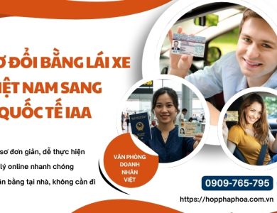 Hồ sơ đổi bằng lái xe Việt Nam sang quốc tế IAA