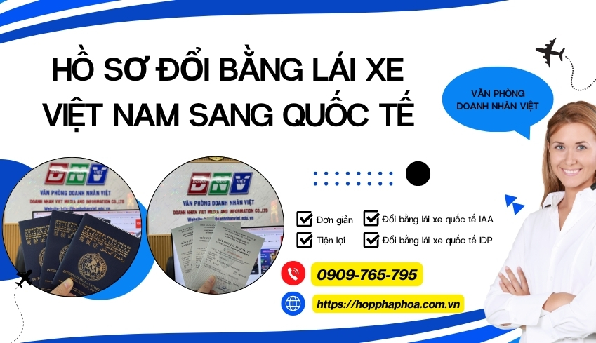 Hồ sơ đổi bằng lái xe Việt Nam sang quốc tế