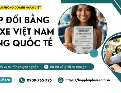 IDP đổi bằng lái xe Việt Nam sang quốc tế