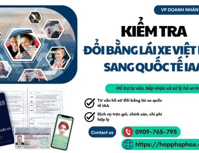 Kiểm tra đổi bằng lái xe Việt Nam sang quốc tế IAA