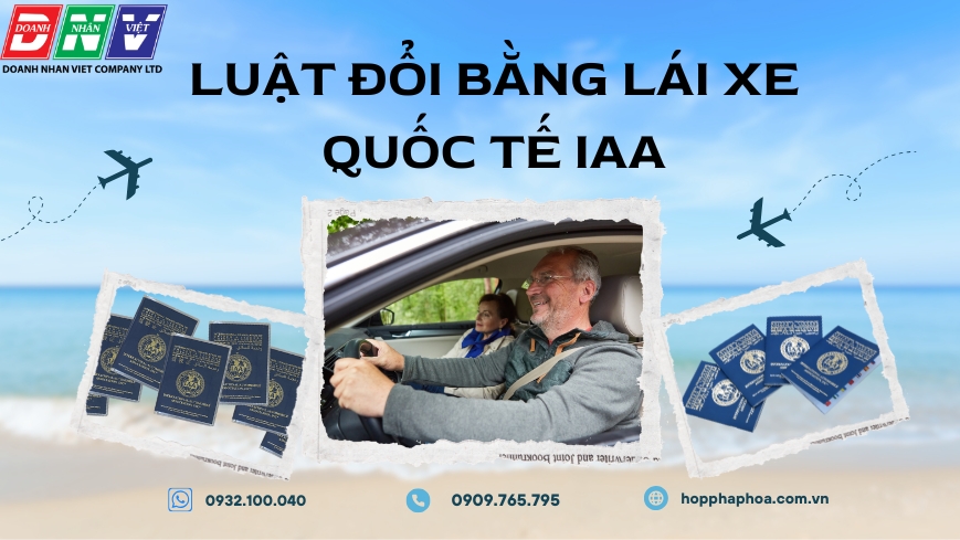 Luật đổi bằng lái xe quốc tế IAA
