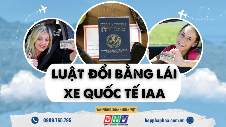 Luật đổi bằng lái xe quốc tế IAA
