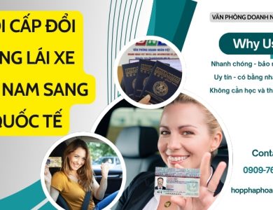 Nơi cấp đổi bằng lái xe Việt Nam sang quốc tế