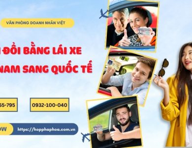 Nơi đổi bằng lái xe Việt Nam sang quốc tế