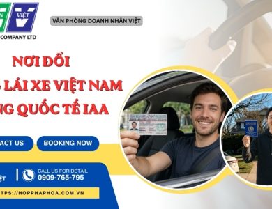 Nơi đổi bằng lái xe Việt Nam sang quốc tế IAA